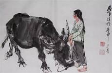 牛耕地真实图片